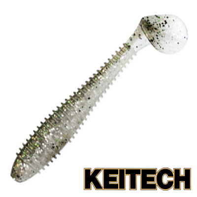 Keitech Fat Swing Impact Silver Flash; 2.8 in.